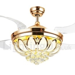 Designer Touch Decorative 42" European Style Modern Contemporary Ceiling Fan