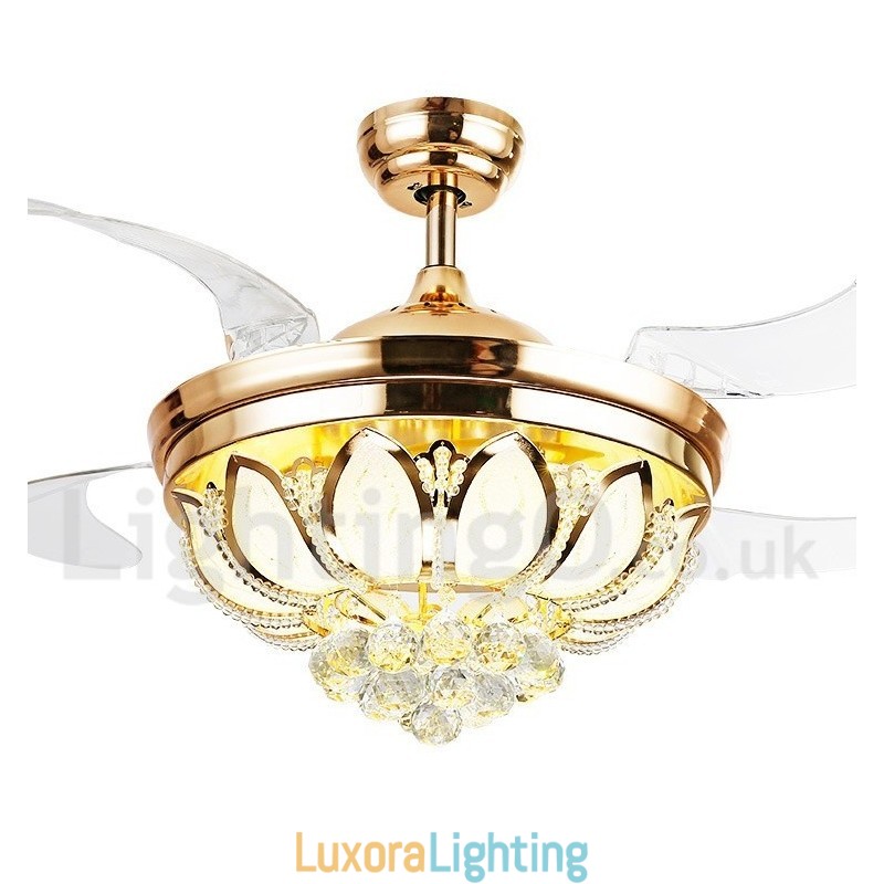 Designer Touch Decorative 42" European Style Modern Contemporary Ceiling Fan