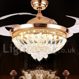 Designer Touch Decorative 42" European Style Modern Contemporary Ceiling Fan