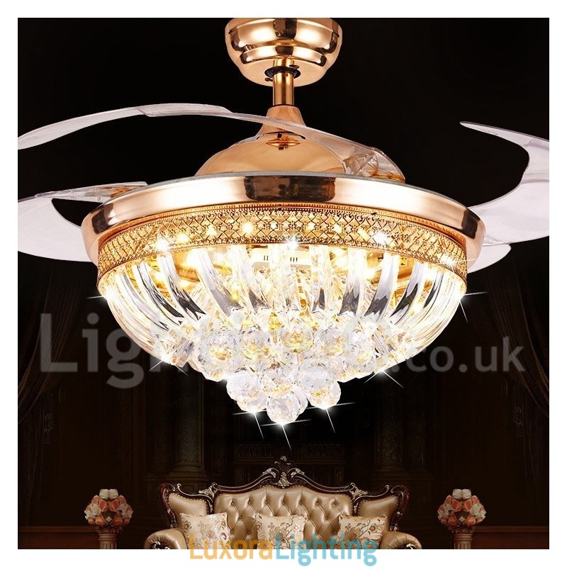 Designer Touch Decorative 42" European Style Modern Contemporary Ceiling Fan