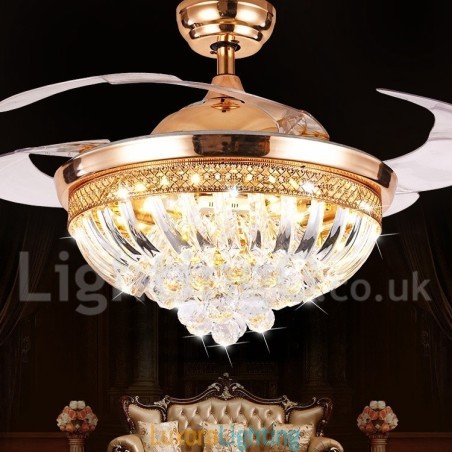 Designer Touch Decorative 42" European Style Modern Contemporary Ceiling Fan