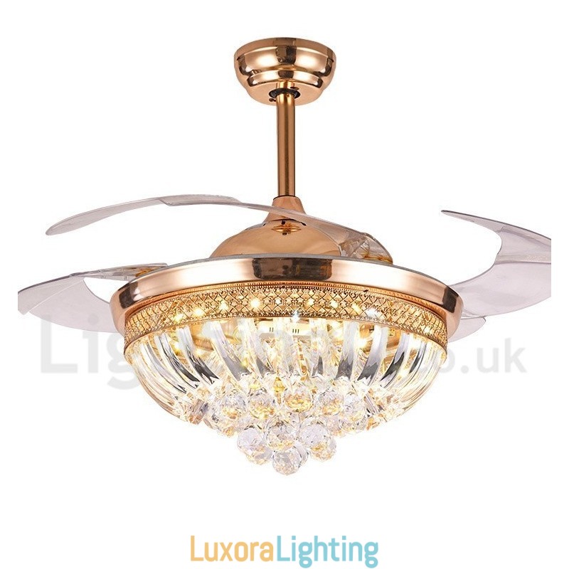 Designer Touch Decorative 42" European Style Modern Contemporary Ceiling Fan