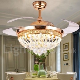 Designer Touch Decorative 42" European Style Modern Contemporary Ceiling Fan