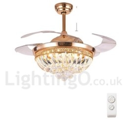 Designer Touch Decorative 42" European Style Modern Contemporary Ceiling Fan