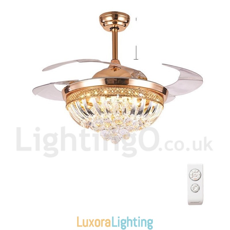 Designer Touch Decorative 42" European Style Modern Contemporary Ceiling Fan