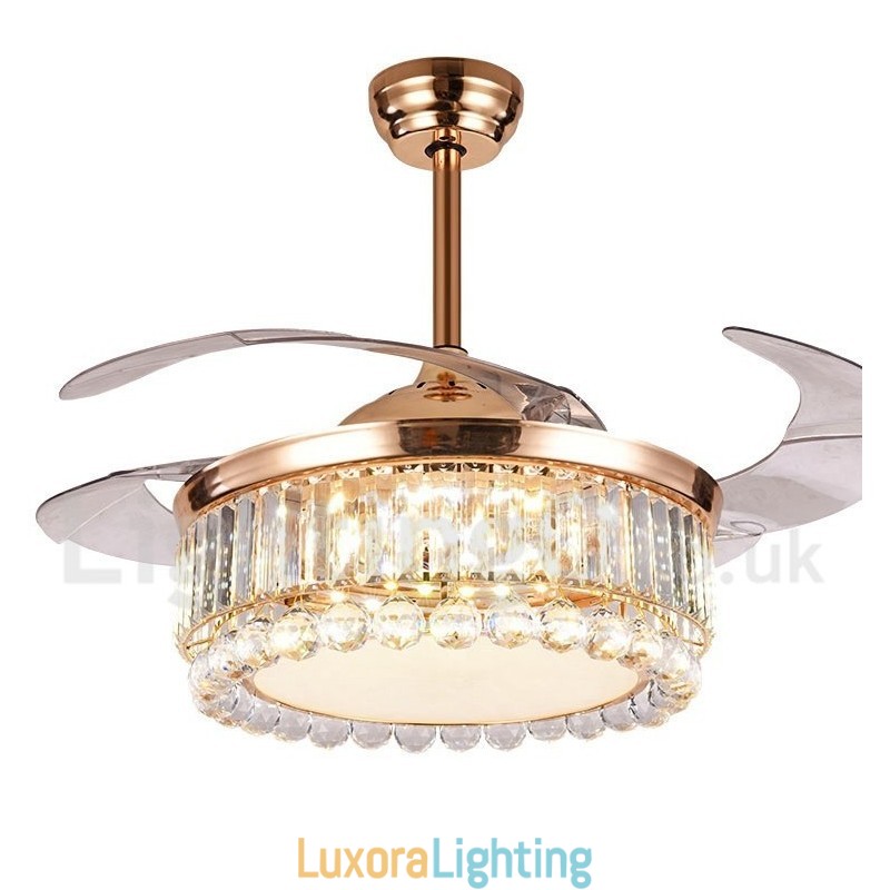 Designer Touch Decorative 42" European Style Modern Contemporary Ceiling Fan