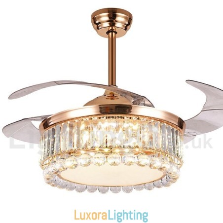 Designer Touch Decorative 42" European Style Modern Contemporary Ceiling Fan