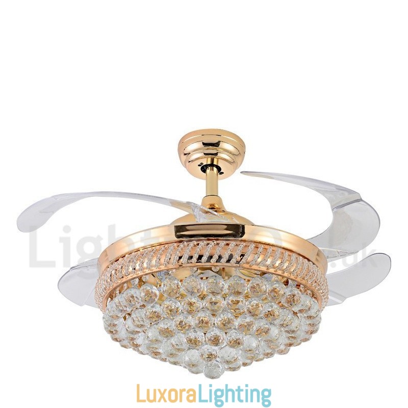 Designer Touch Decorative 42" European Style Modern Contemporary Ceiling Fan