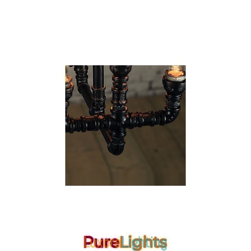 Designer Touch Decorative Chandelier Mini Style Rustic Lodge Retro Metal