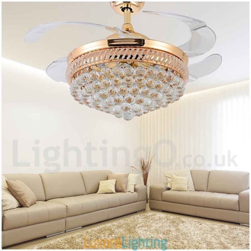 Designer Touch Decorative 42" European Style Modern Contemporary Ceiling Fan