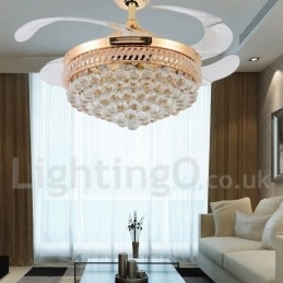 Designer Touch Decorative 42" European Style Modern Contemporary Ceiling Fan