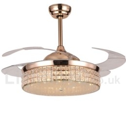 Designer Touch Decorative 42" European Style Modern Contemporary Ceiling Fan