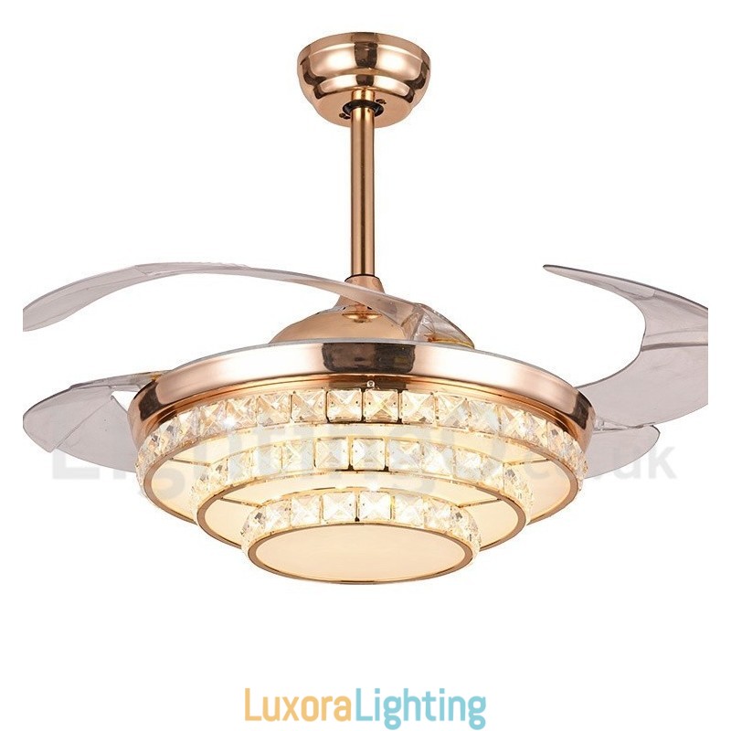 Designer Touch Decorative 42" European Style Modern Contemporary Ceiling Fan