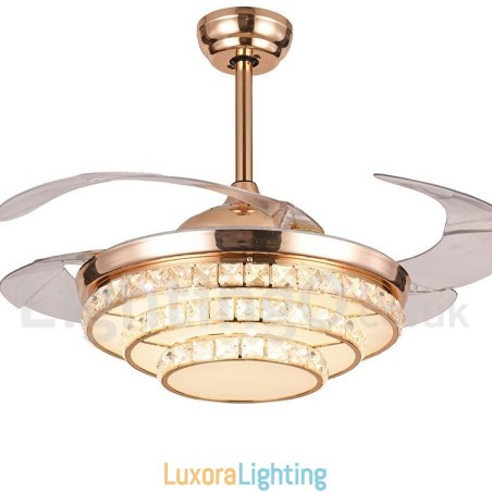 Designer Touch Decorative 42" European Style Modern Contemporary Ceiling Fan