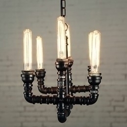 Designer Touch Decorative Chandelier Mini Style Rustic Lodge Retro Metal