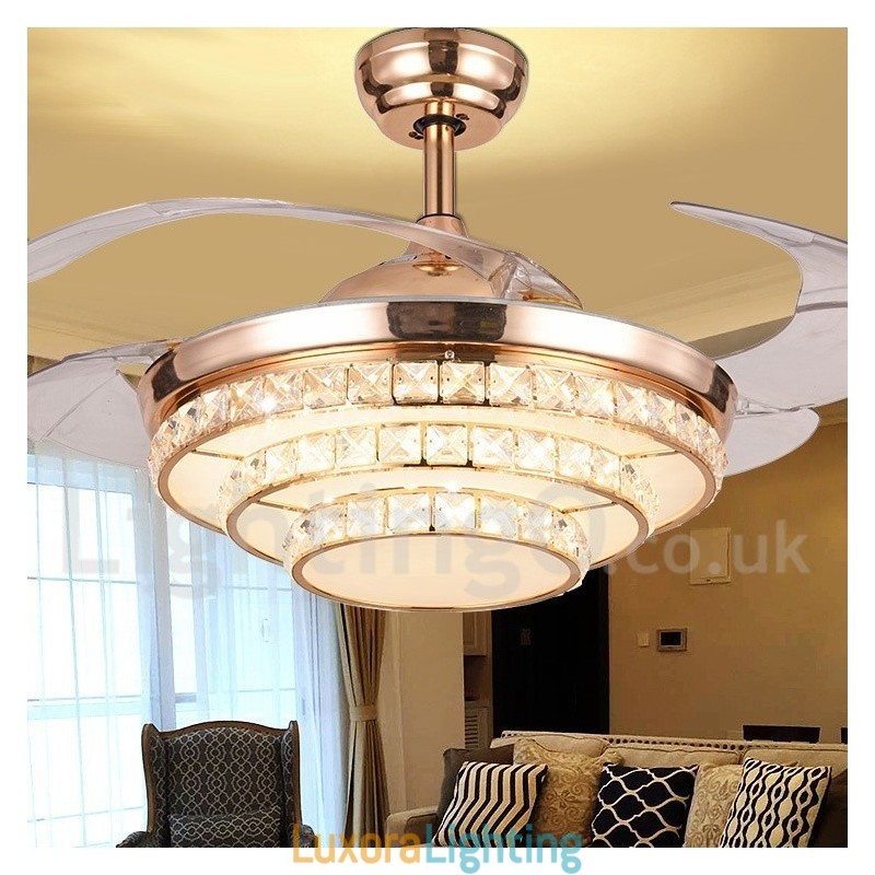 Designer Touch Decorative 42" European Style Modern Contemporary Ceiling Fan
