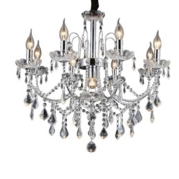 Designer Touch Decorative Elegant Crystal Chandelier with 9 Lights