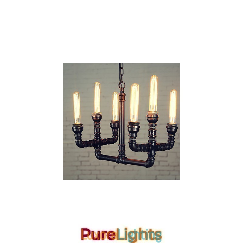 Designer Touch Decorative Chandelier Mini Style Rustic Lodge Retro Metal