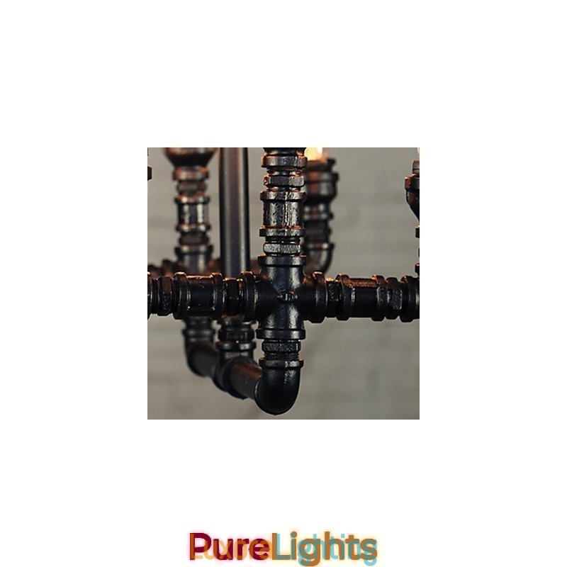 Designer Touch Decorative Chandelier Mini Style Rustic Lodge Retro Metal