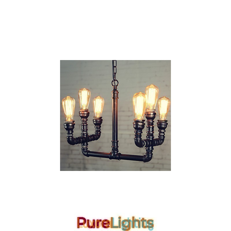 Designer Touch Decorative Chandelier Mini Style Rustic Lodge Retro Metal