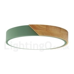 Designer Touch Decorative Modern Contemporary Steel Wood Lighting Ceiling Light