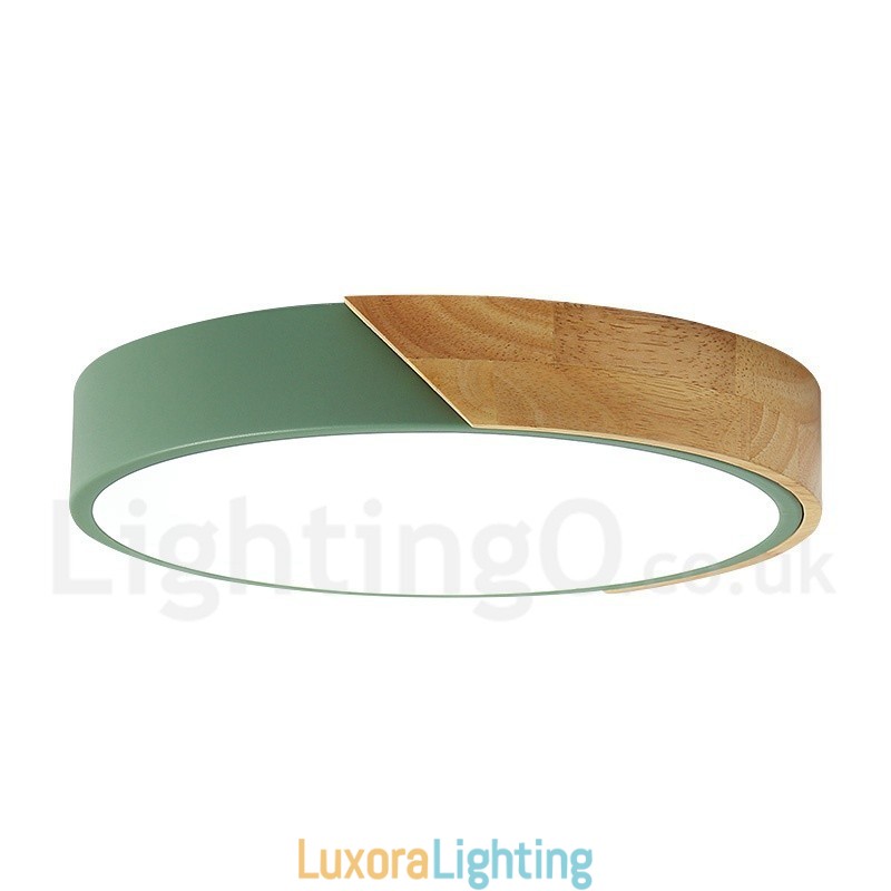 Designer Touch Decorative Modern Contemporary Steel Wood Lighting Ceiling Light