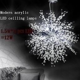 Designer Touch Decorative Chandelier Pendant Light imitated Crystal Globe