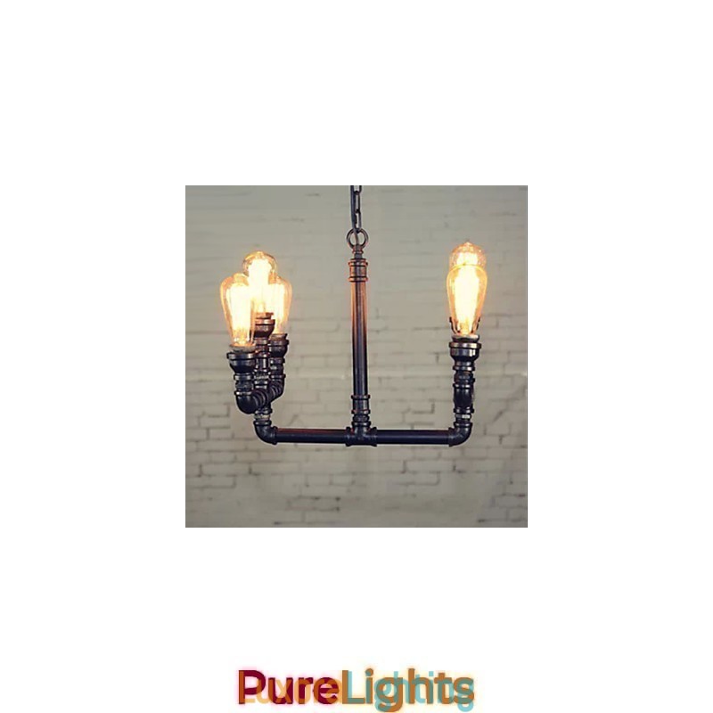 Designer Touch Decorative Chandelier Mini Style Rustic Lodge Retro Metal