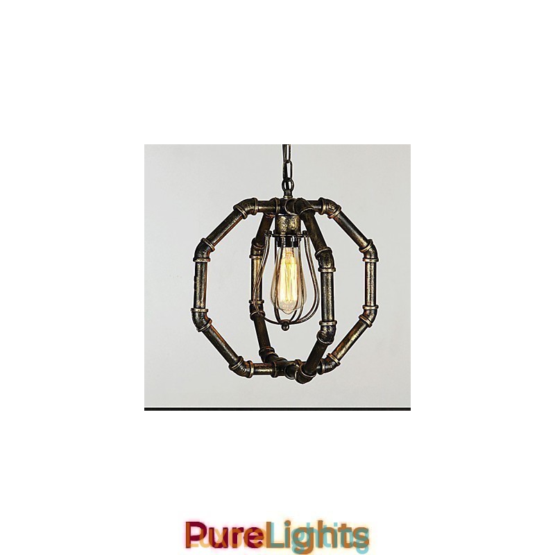 Designer Touch Decorative Cafe Industrial Wind American Water Mains