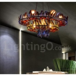 Designer Touch Decorative Retro Steel Lighting Store Pendant Chandelier Light