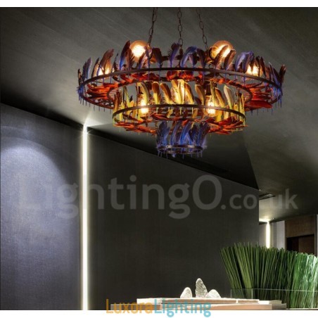 Designer Touch Decorative Retro Steel Lighting Store Pendant Chandelier Light