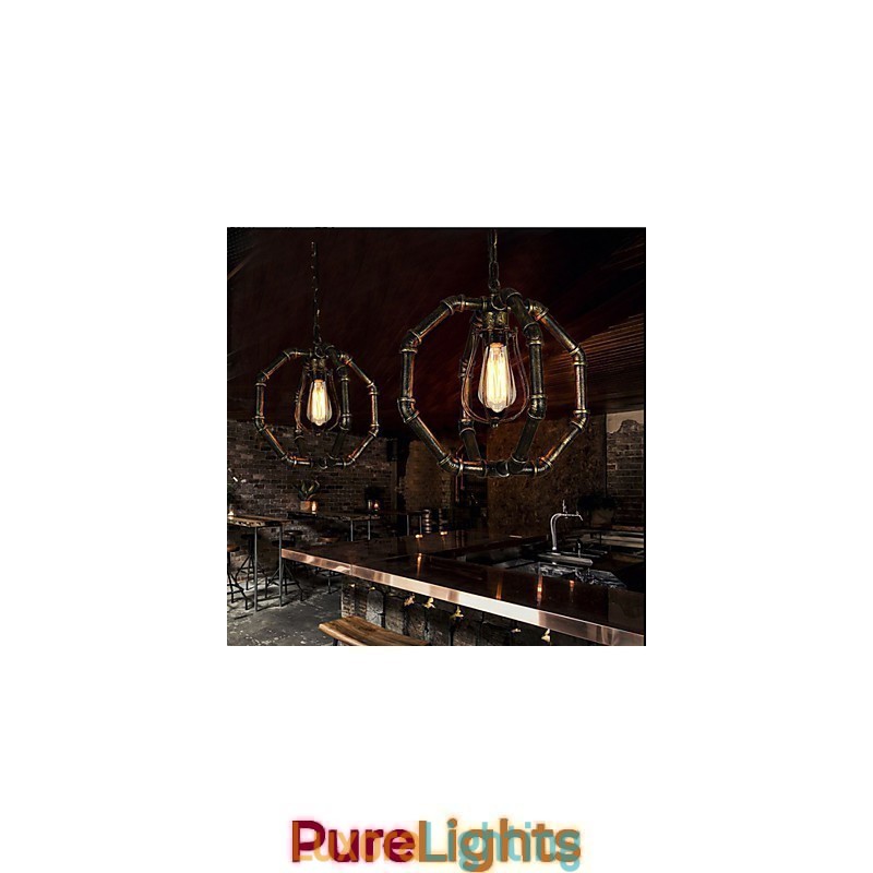 Designer Touch Decorative Cafe Industrial Wind American Water Mains