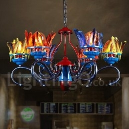 Designer Touch Decorative Retro Steel Lighting Store Pendant Chandelier Light