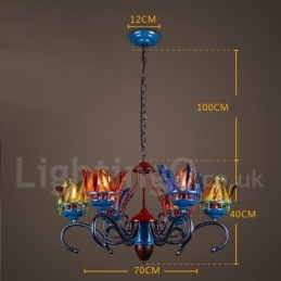 Designer Touch Decorative Retro Steel Lighting Store Pendant Chandelier Light