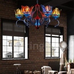 Designer Touch Decorative Retro Steel Lighting Store Pendant Chandelier Light