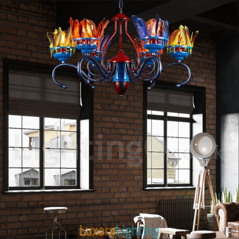Designer Touch Decorative Retro Steel Lighting Store Pendant Chandelier Light