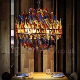 Designer Touch Decorative Retro Steel Lighting Store Pendant Chandelier Light