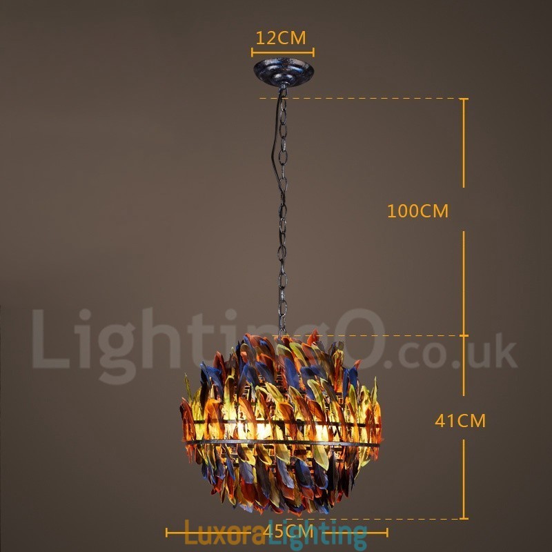 Designer Touch Decorative Retro Steel Lighting Store Pendant Chandelier Light