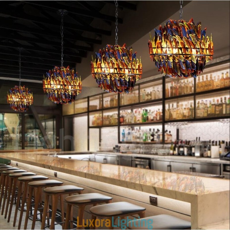 Designer Touch Decorative Retro Steel Lighting Store Pendant Chandelier Light