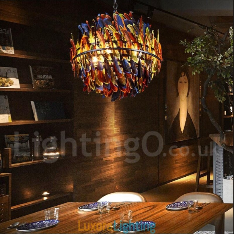 Designer Touch Decorative Retro Steel Lighting Store Pendant Chandelier Light