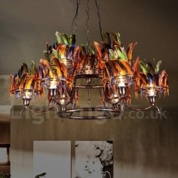 Designer Touch Decorative Retro Steel Lighting Store Pendant Chandelier Light