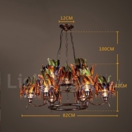 Designer Touch Decorative Retro Steel Lighting Store Pendant Chandelier Light