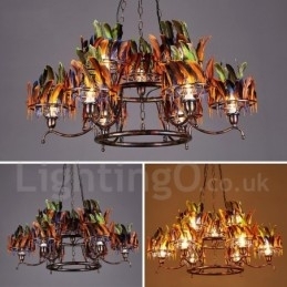 Designer Touch Decorative Retro Steel Lighting Store Pendant Chandelier Light