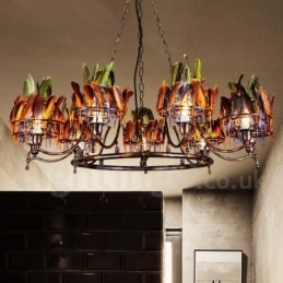 Designer Touch Decorative Retro Steel Lighting Store Pendant Chandelier Light