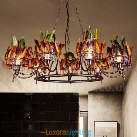 Designer Touch Decorative Retro Steel Lighting Store Pendant Chandelier Light