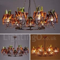 Designer Touch Decorative Retro Steel Lighting Store Pendant Chandelier Light