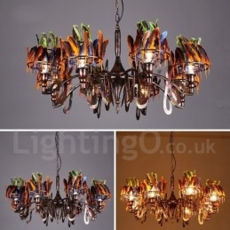 Designer Touch Decorative Retro Steel Lighting Store Pendant Chandelier Light