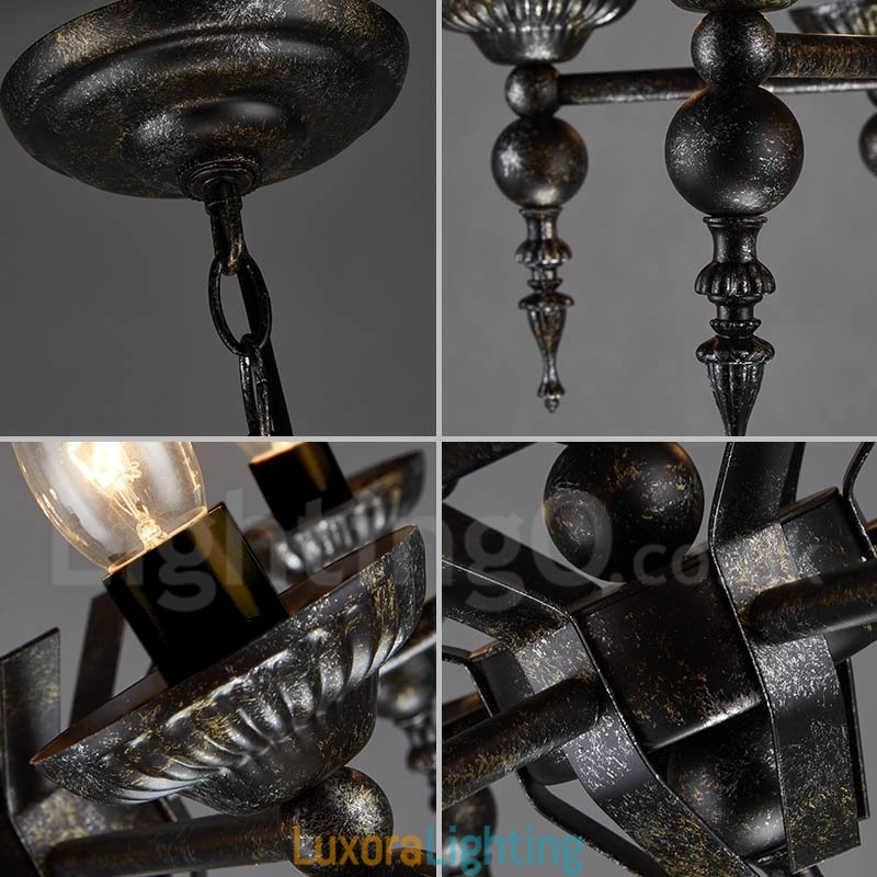 Designer Touch Decorative Industrial Style Steel Lighting Store Pendant Chandelier Light