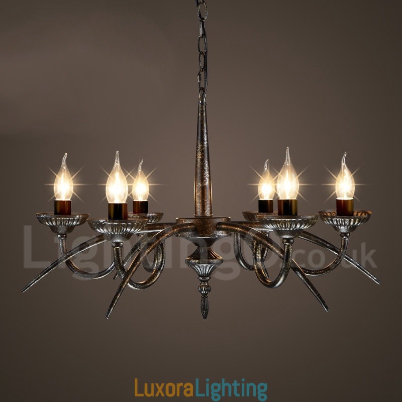 Designer Touch Decorative Industrial Style Steel Lighting Store Pendant Chandelier Light