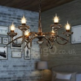 Designer Touch Decorative Industrial Style Steel Lighting Store Pendant Chandelier Light